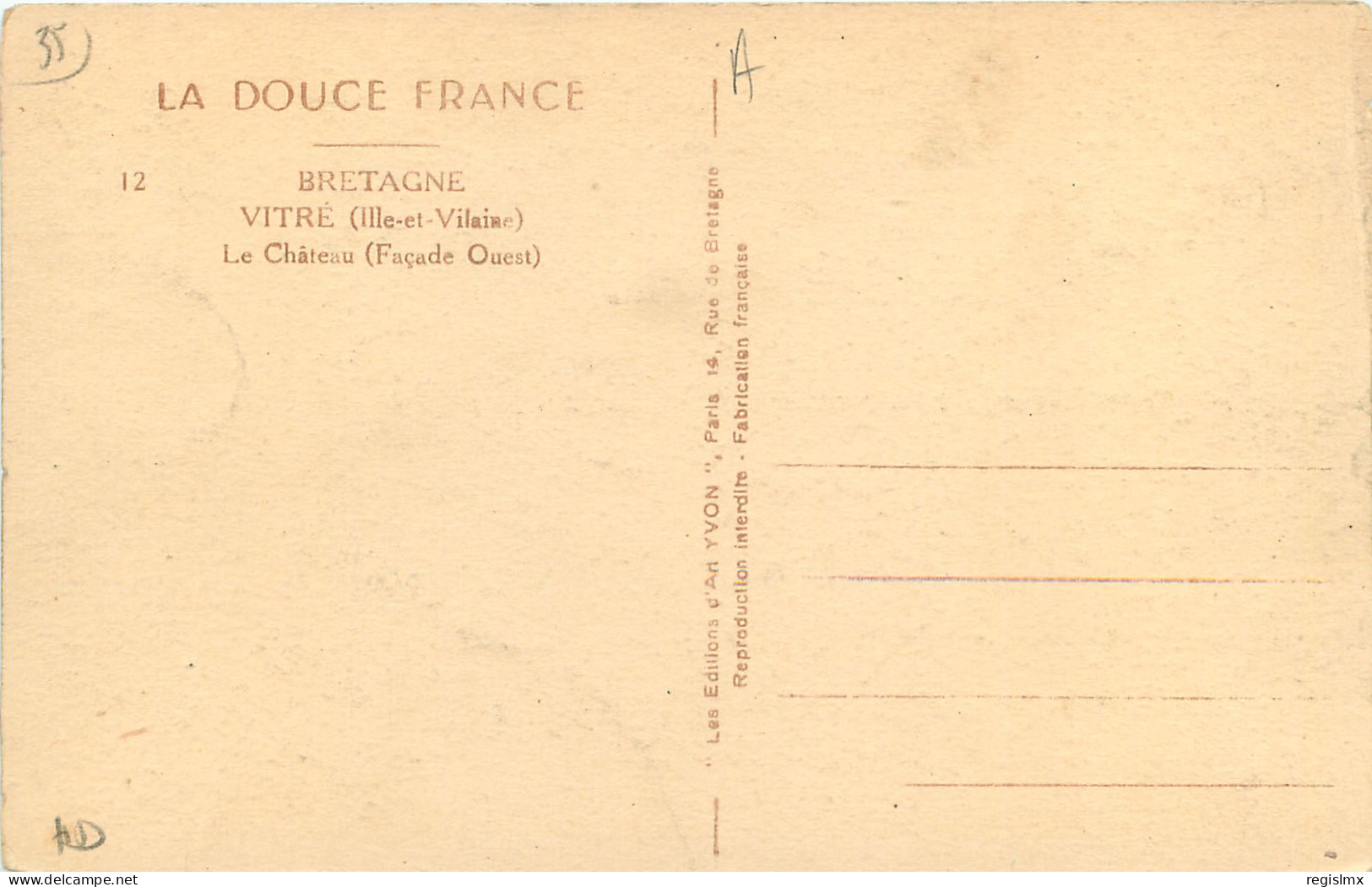 35-VITRE-N°3016-E/0171 - Vitre