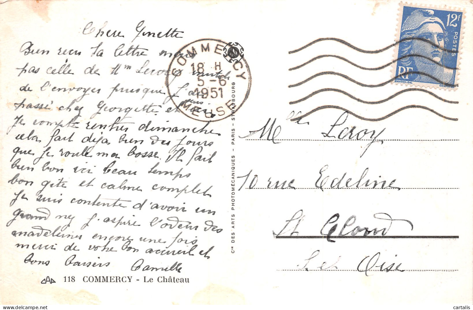 55-COMMERCY-N°T2936-E/0159 - Commercy