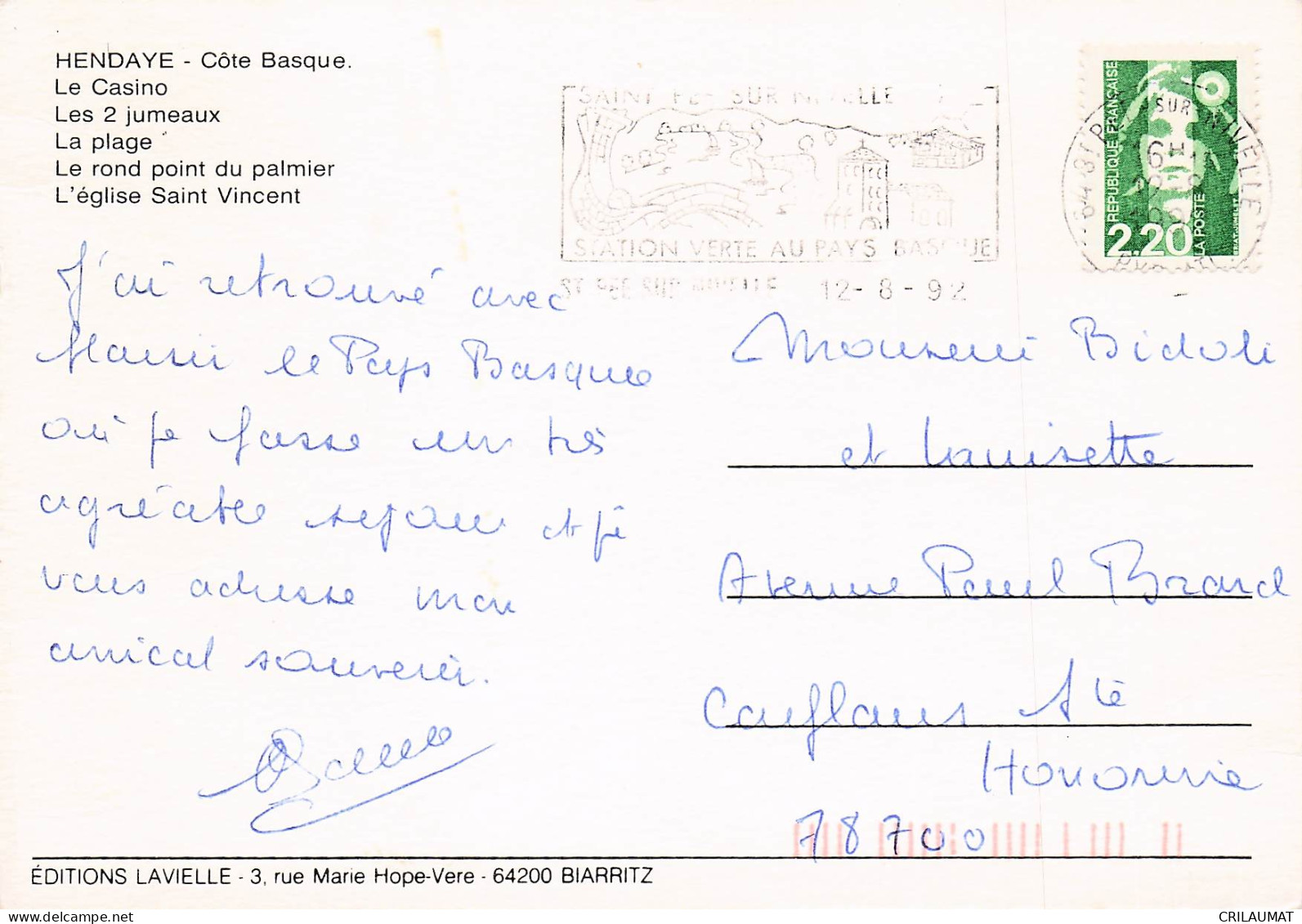 64 HENDAYE COTE BASQUE - Hendaye
