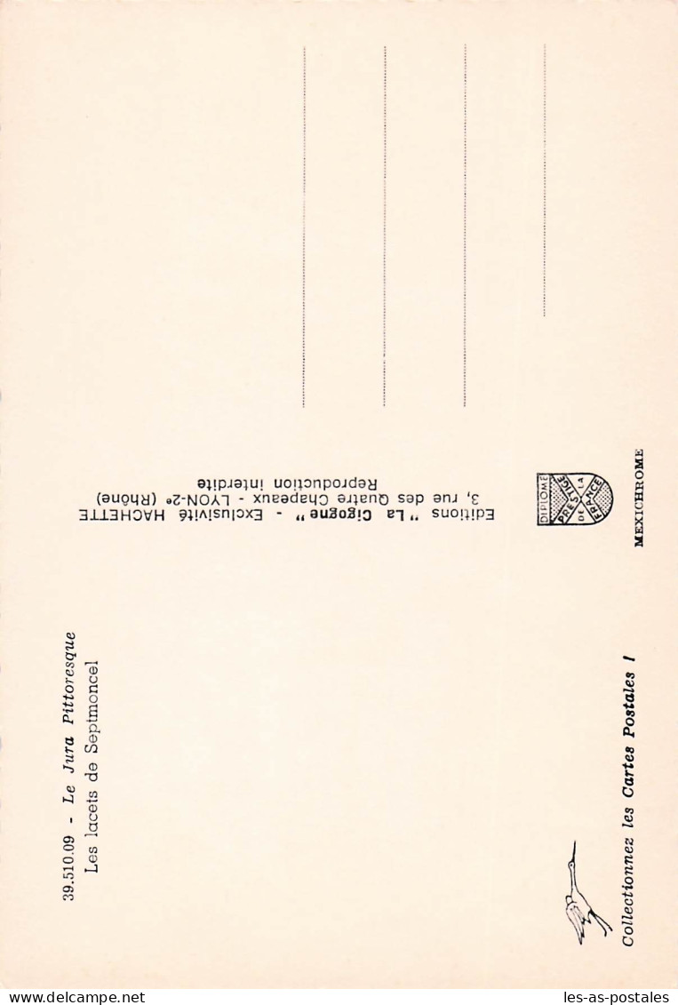 39 SEPTMONCEL LES LACETS DE SEPTMONCEL - Septmoncel