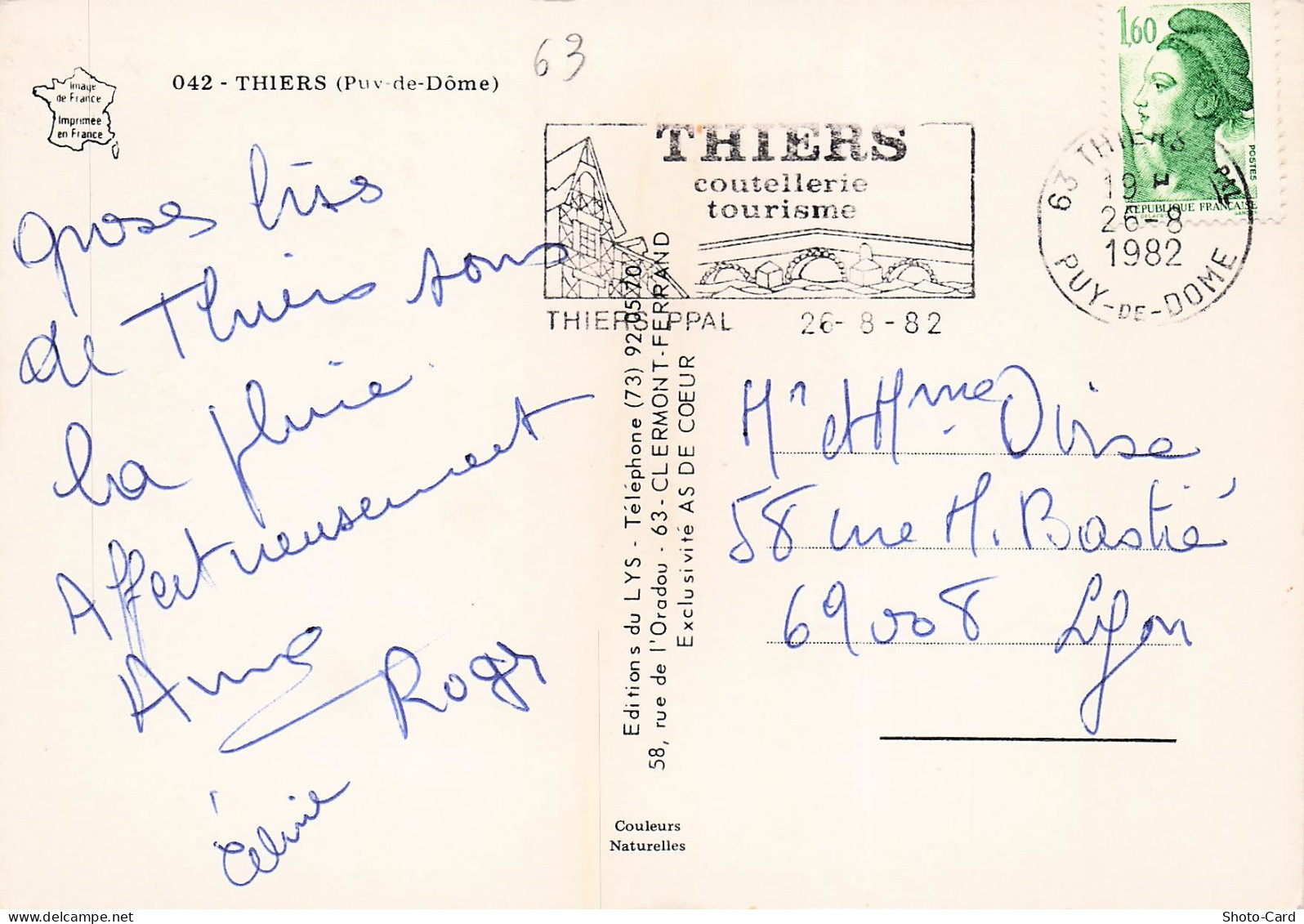 63 THIERS COUTELLERIE - Thiers