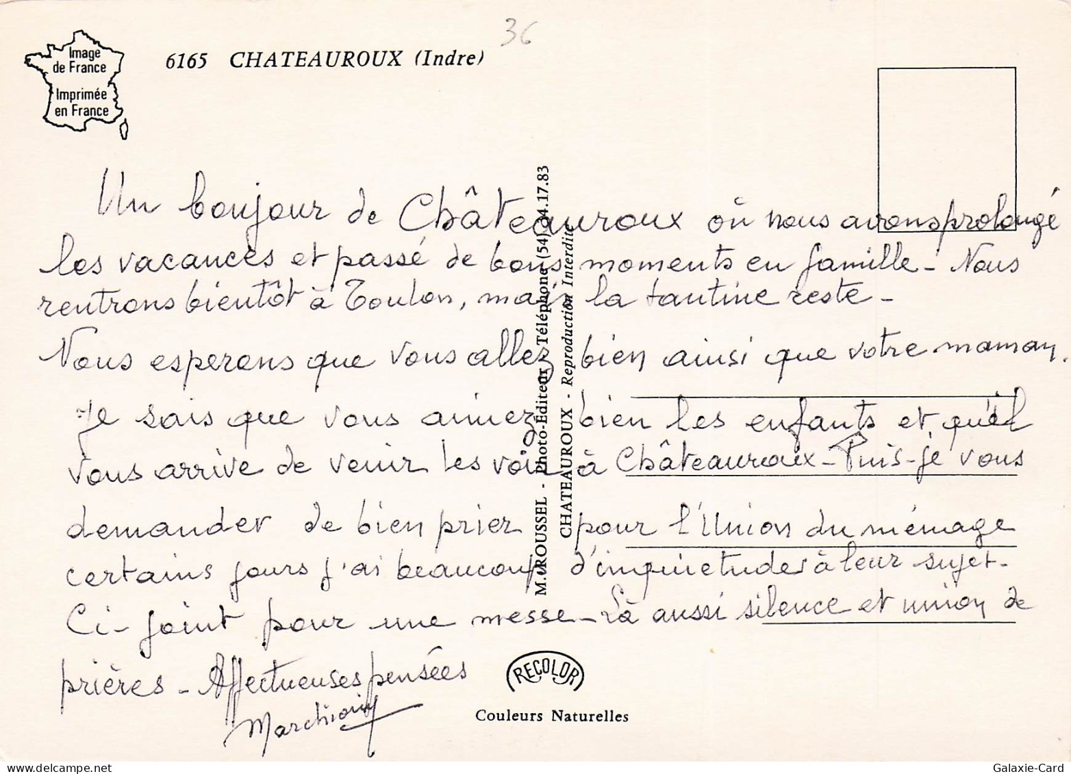 36 CHATEAUROUX CHATEAUROUX - Chateauroux
