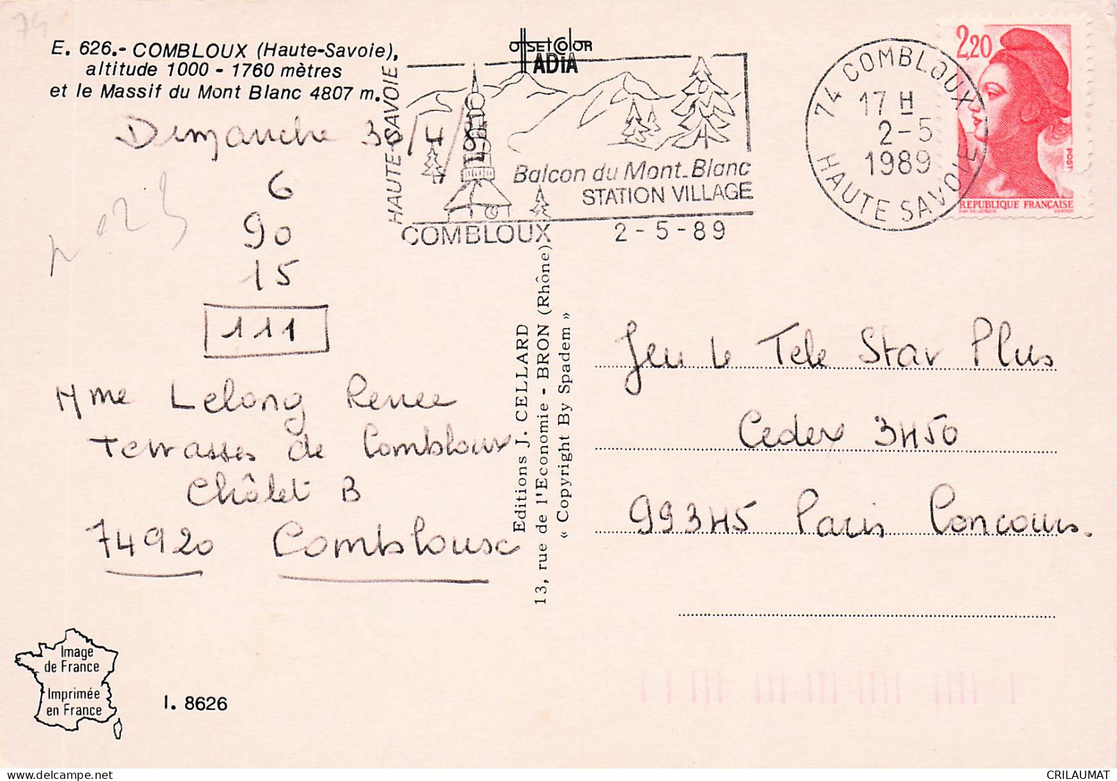 74 COMBLOUX BALCON DU MONT BLANC - Combloux