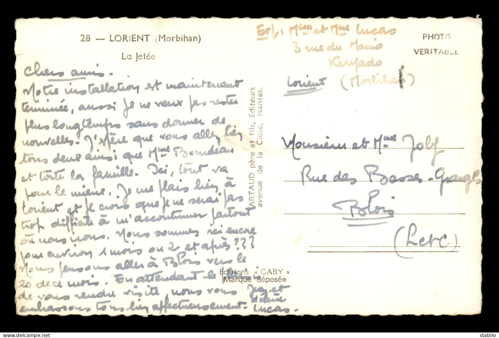 56 - LORIENT - LA JETEE - Lorient