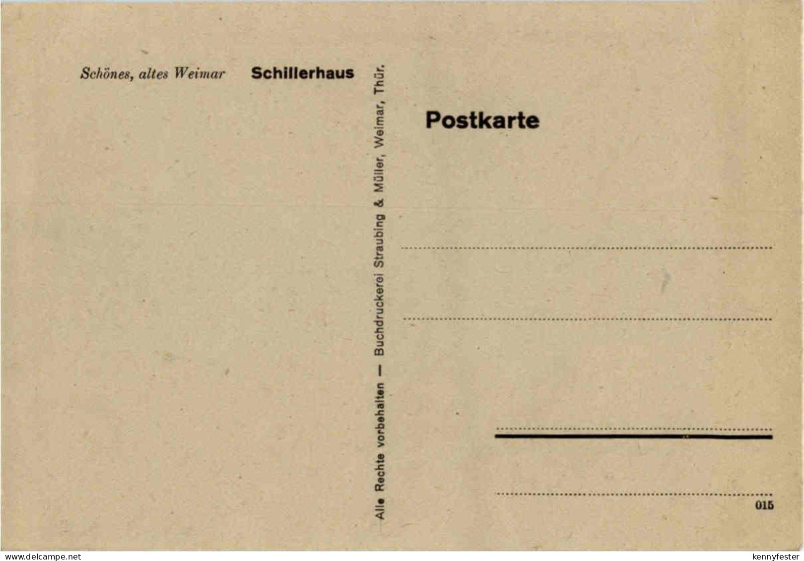 Weimar - Schillerhaus - Weimar