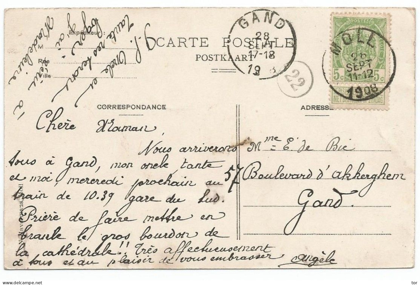 De Kerk Verstuurd 1908 - Mol
