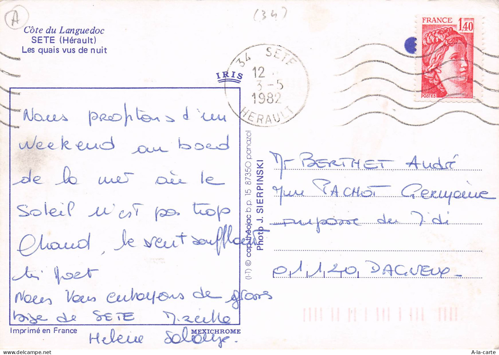 34 SETE LES QUAIS - Sete (Cette)