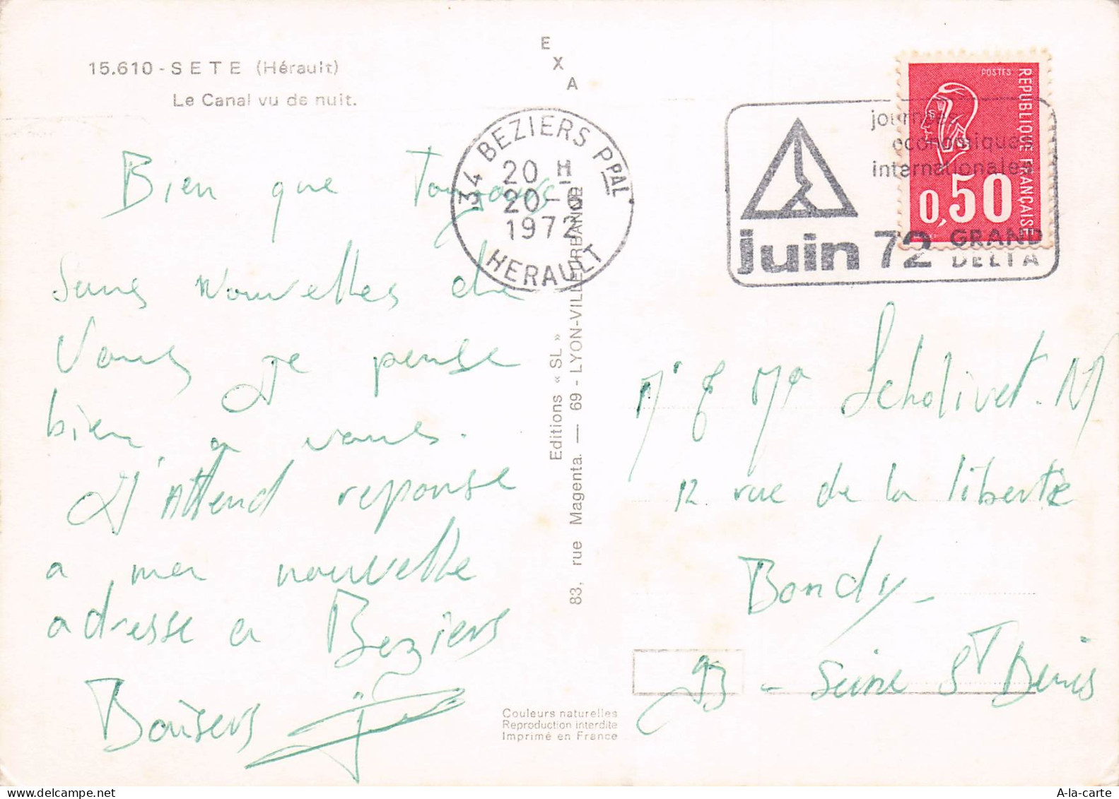 34 SETE LE CANAL - Sete (Cette)