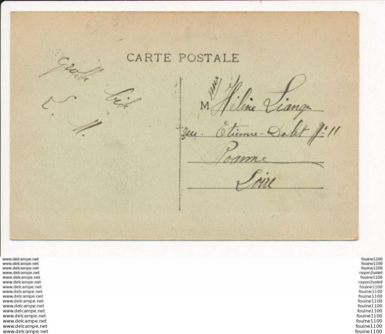Carte D' AMPLEPUIS  ( Recto Verso ) - Amplepuis