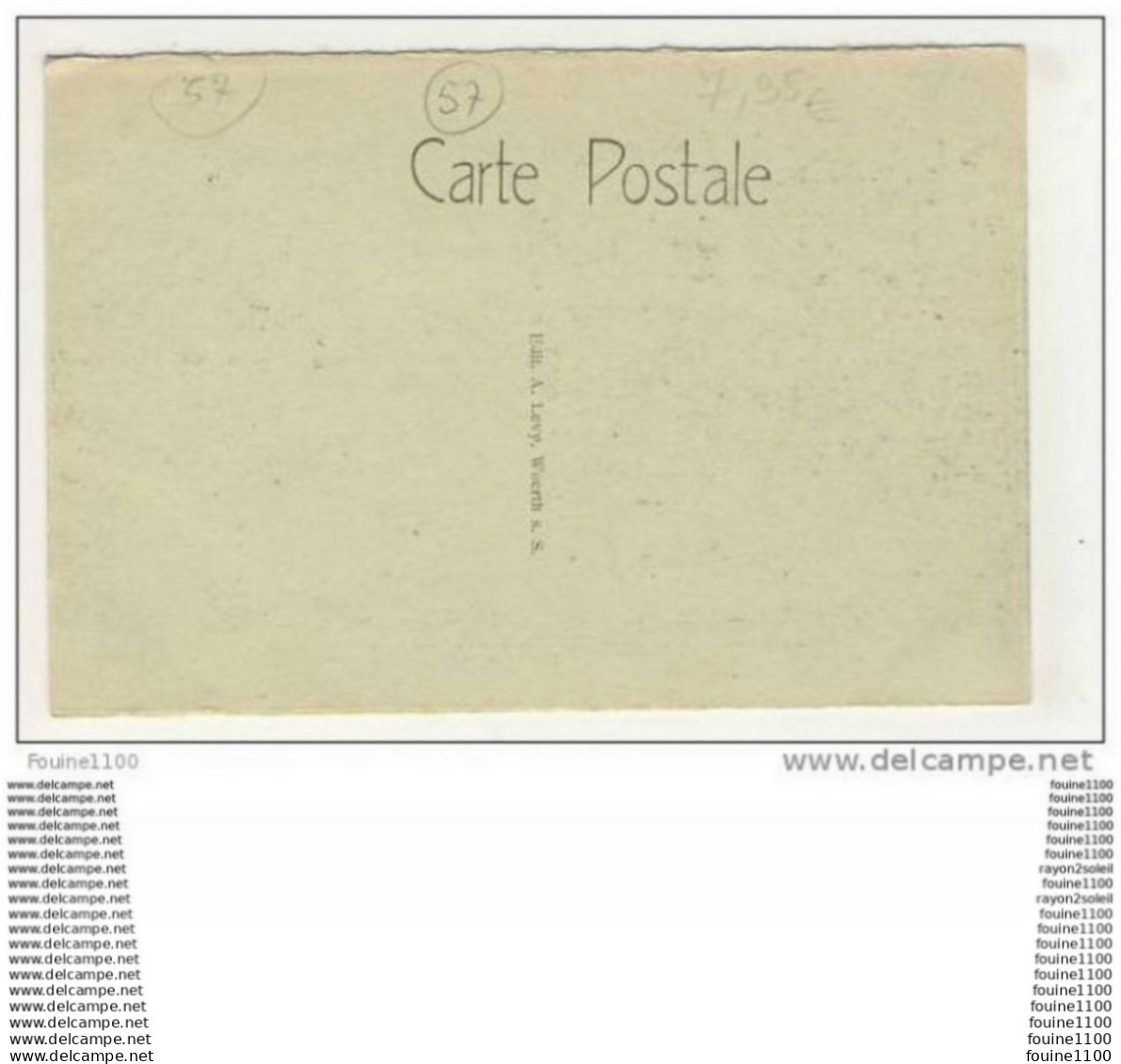 Carte De Bitche Le Camp Baraquements - Bitche