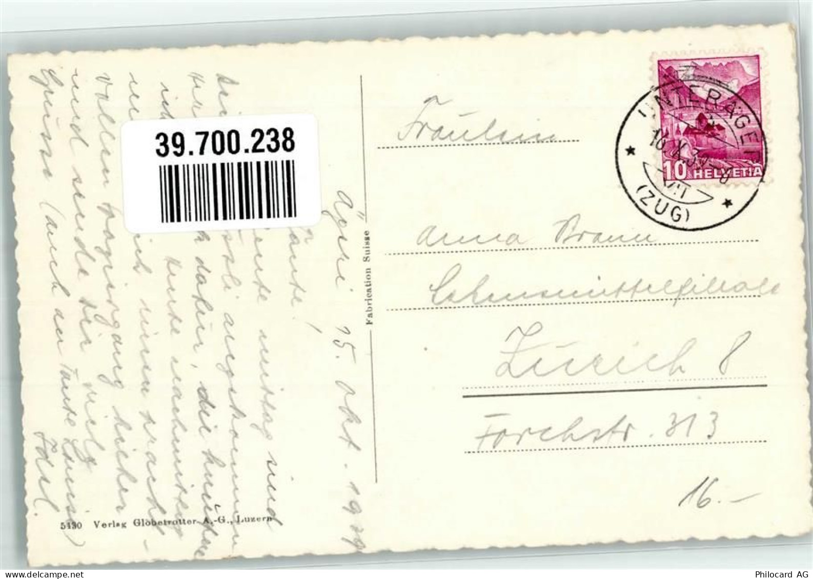 6314 Unterägeri Foto AK Aegerisee - 39700238 - Unterägeri