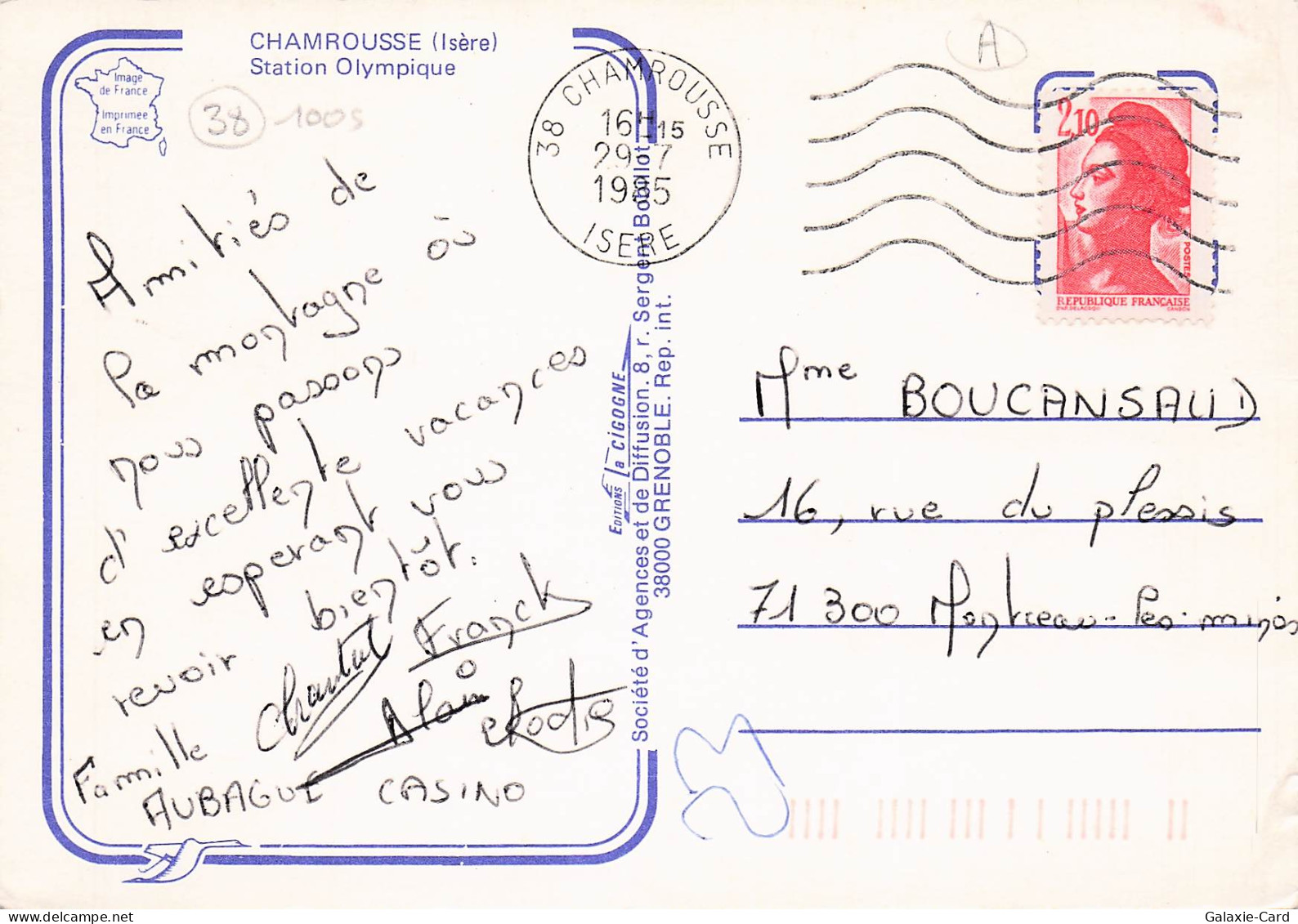 38 CHAMROUSSE STATION OLYMPIQUE - Chamrousse