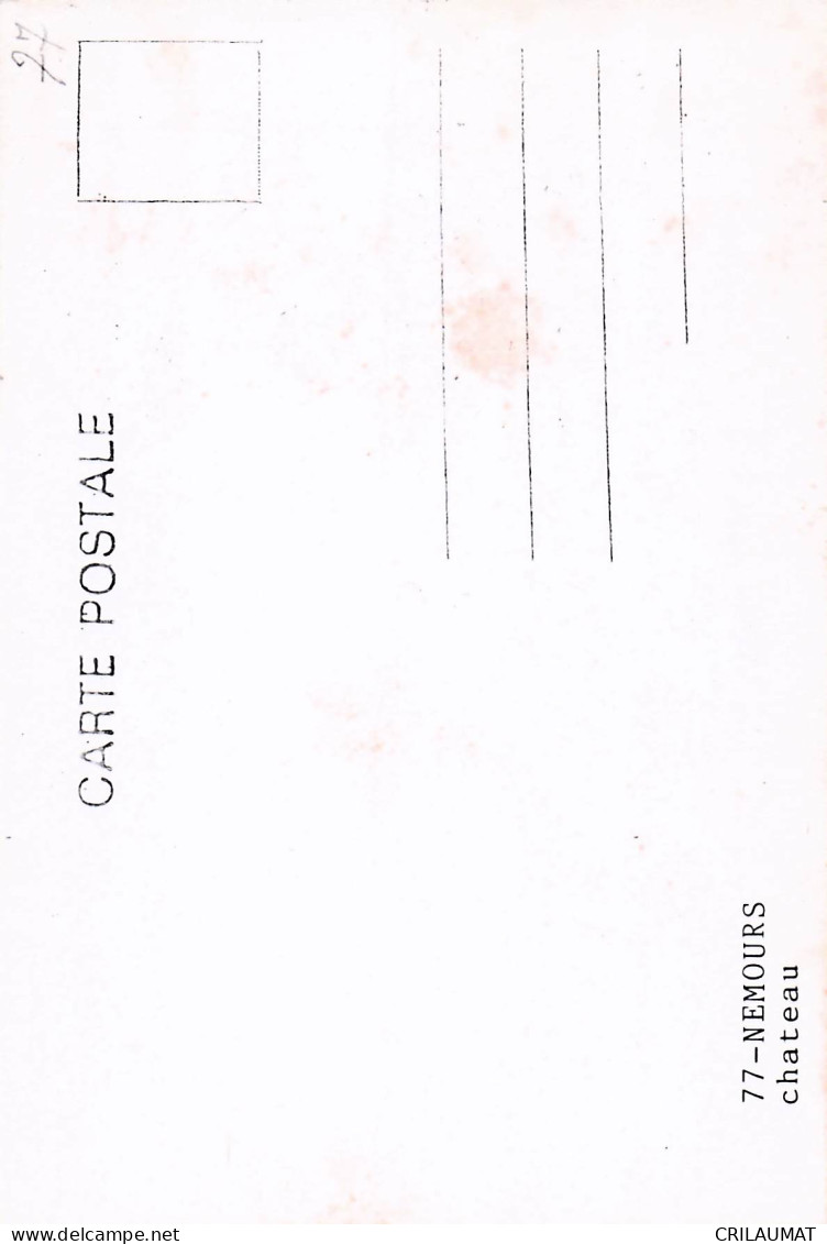 77 NEMOURS CHATEAU - Nemours