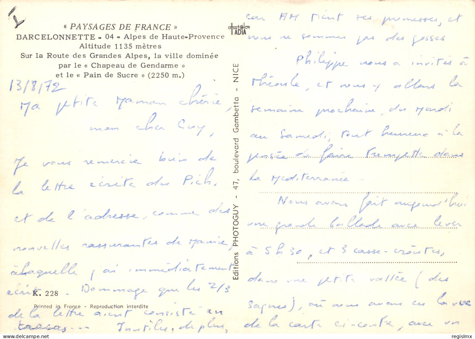 04-BARCELONNETTE-N°3030-A/0375 - Barcelonnette