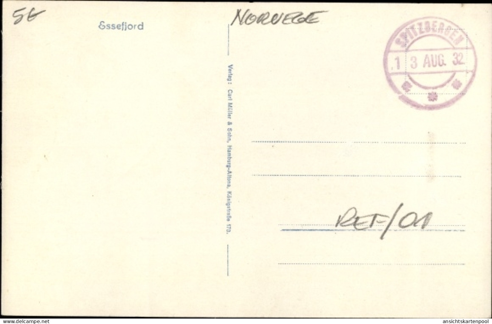 CPA Norwegen, Essefjord - Norwegen