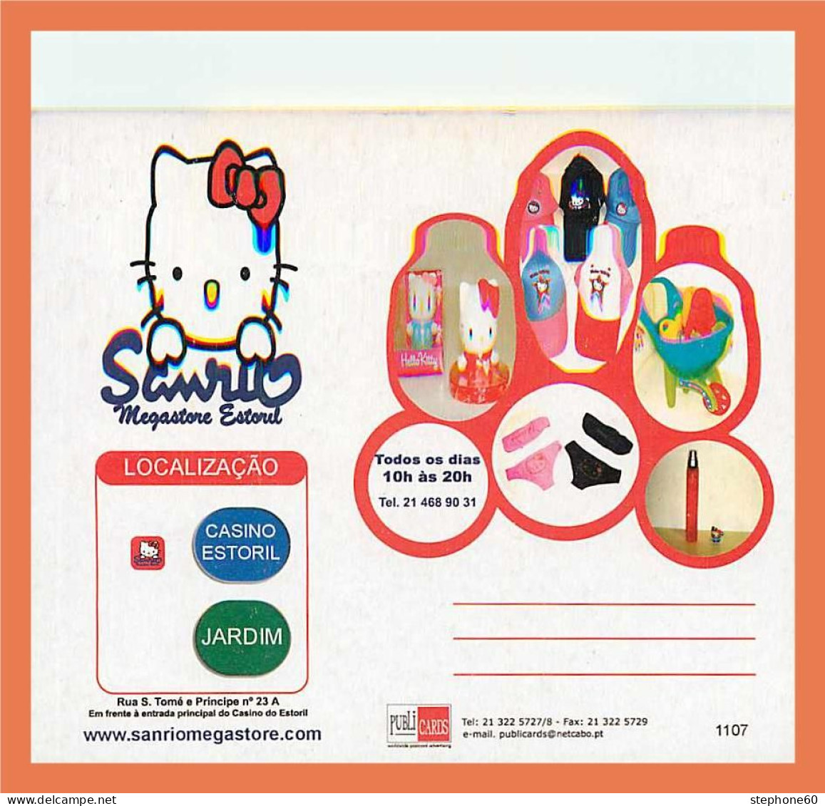 A420 / 549 Carte Pub Hello Kitty - Werbepostkarten