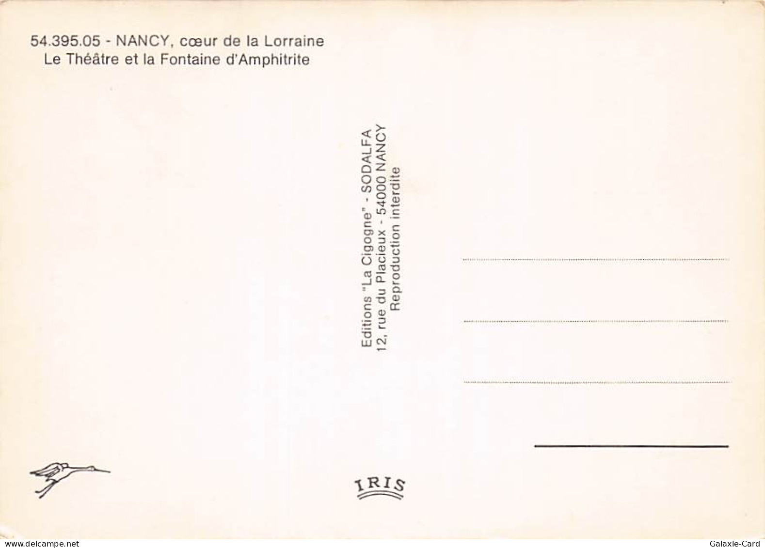54 NANCY PLACE STANISLAS - Nancy