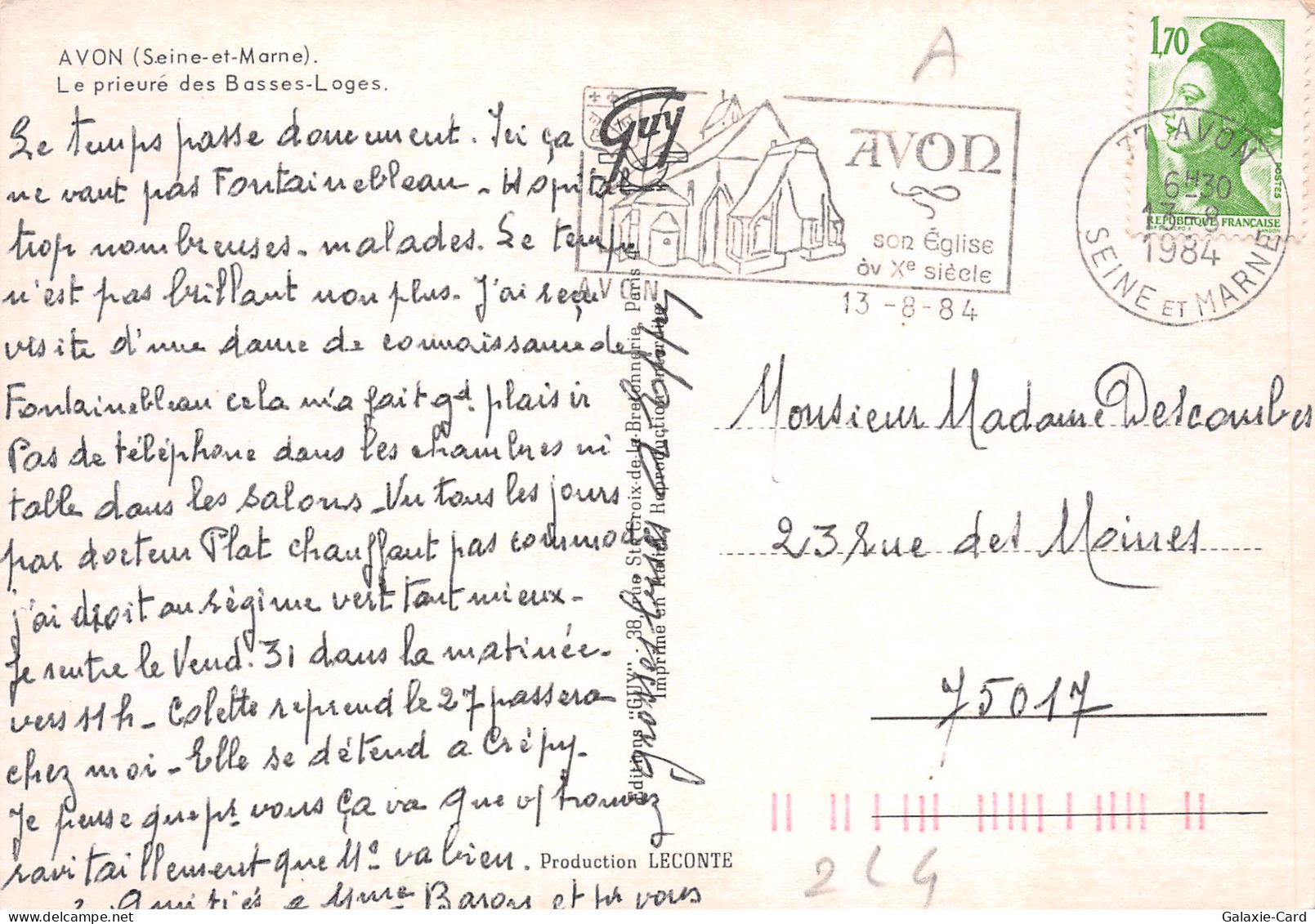 77 AVON BASSE LOGES - Avon