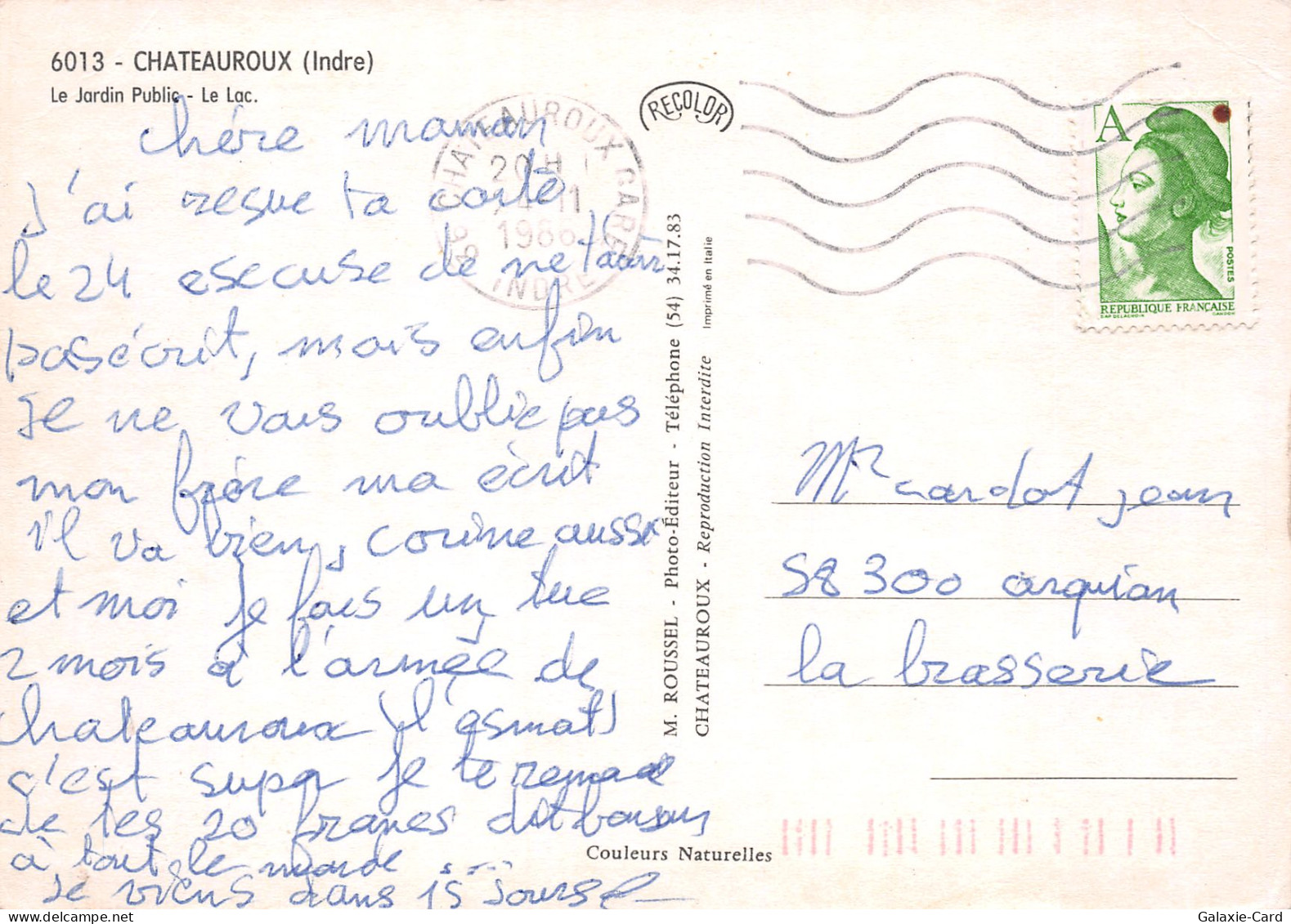 36 CHATEAUROUX LE LAC - Chateauroux