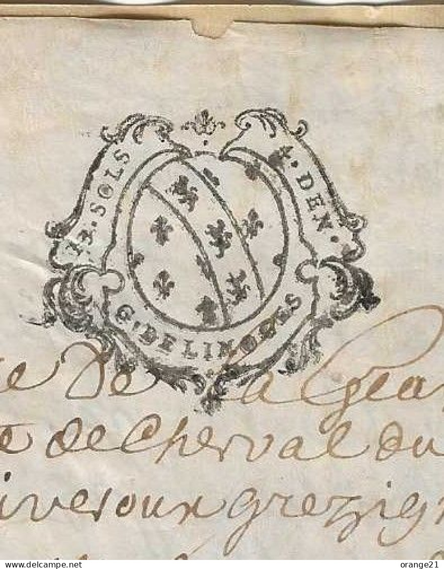 GENERALITE DE LIMOGES 235-7 - Cachets Généralité