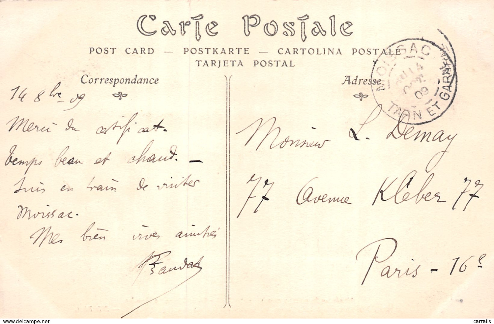 82-MOISSAC-N°C4101-E/0321 - Moissac