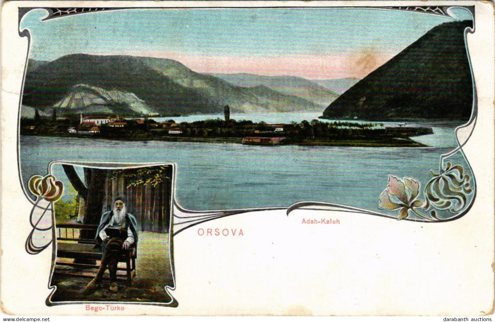 ** T3 Ada Kaleh, Török Sziget Orsova Alatt, Bego-Török / Adah-Kaleh, Bego-Türke / Turkish Island, Bego Mustafa. Art Nouv - Unclassified