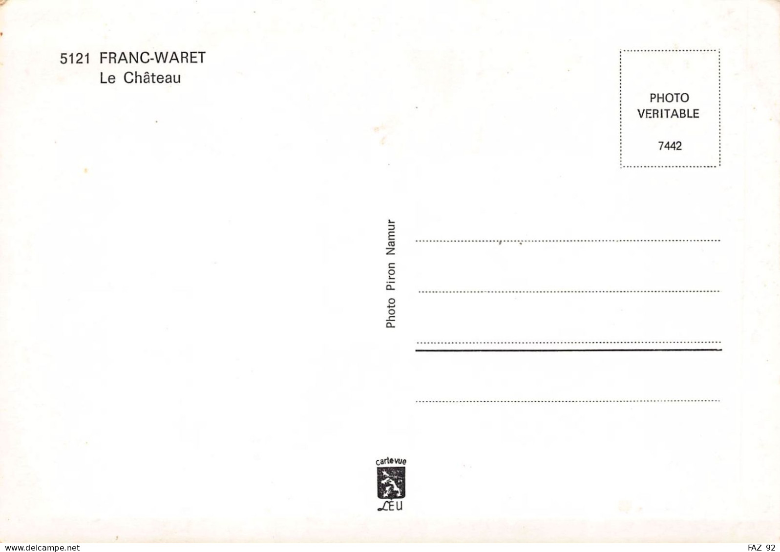 Franc-Waret – Le Château - Fernelmont