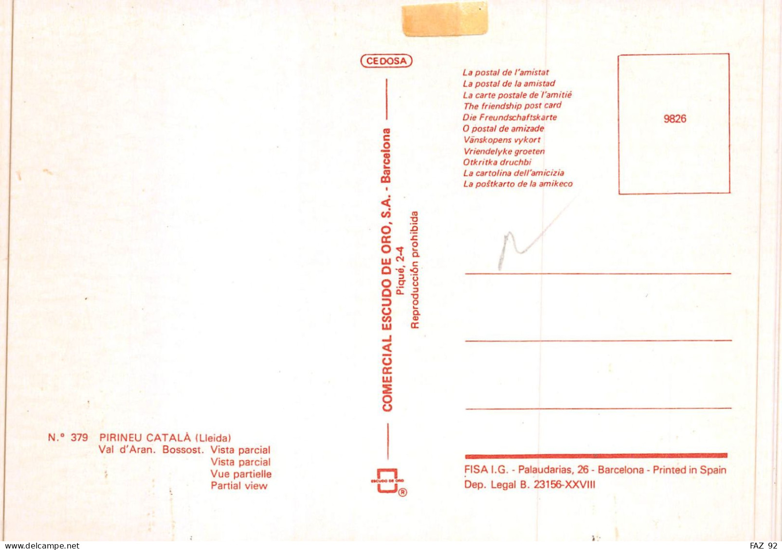 Bossòst – Vista Parcial - Lérida
