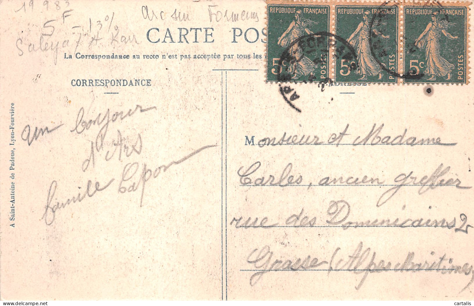 01-ARS-N°T5009-E/0207 - Ars-sur-Formans