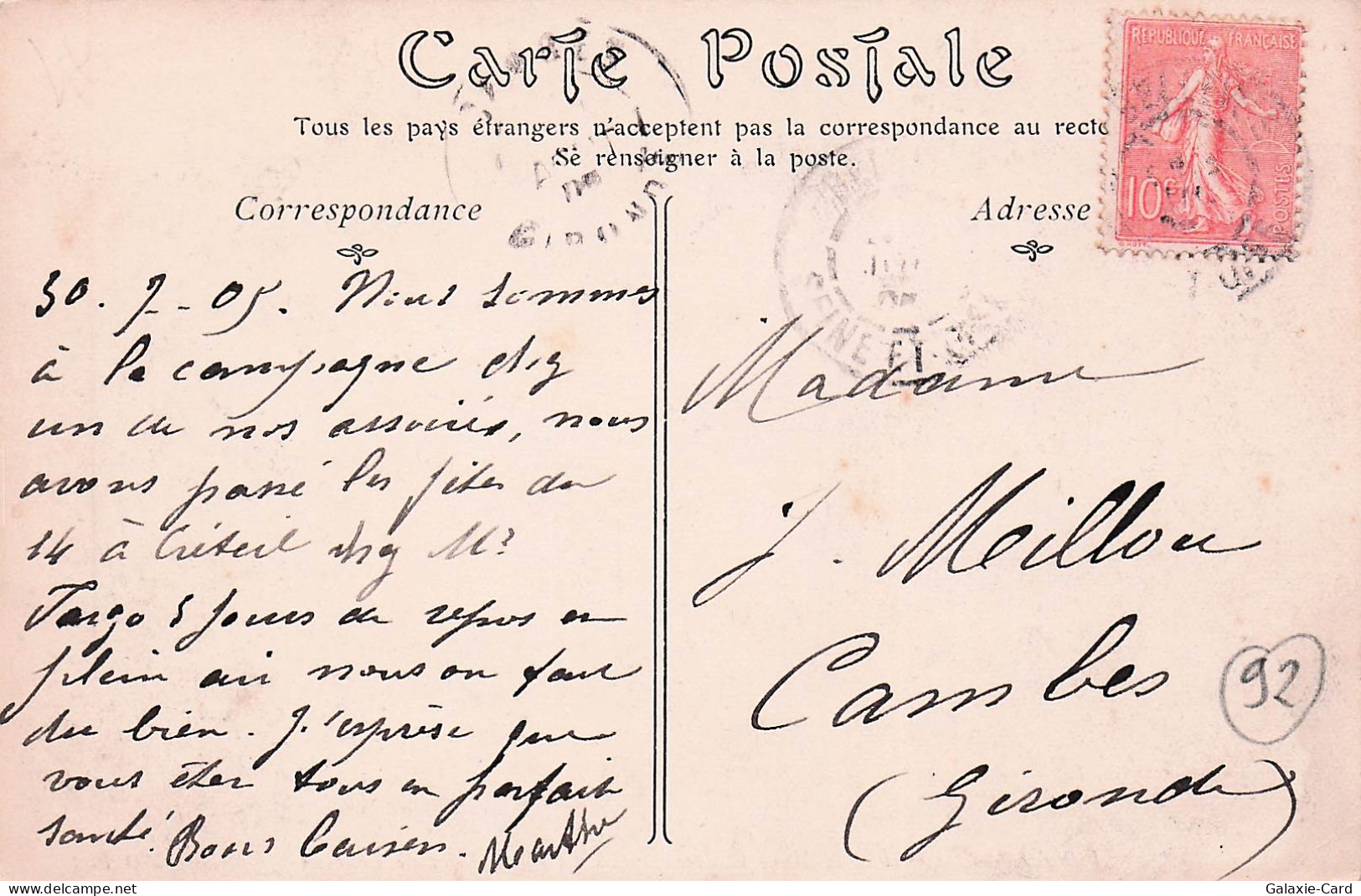 92 SAINT CLOUD MONT VALERIEN - Saint Cloud