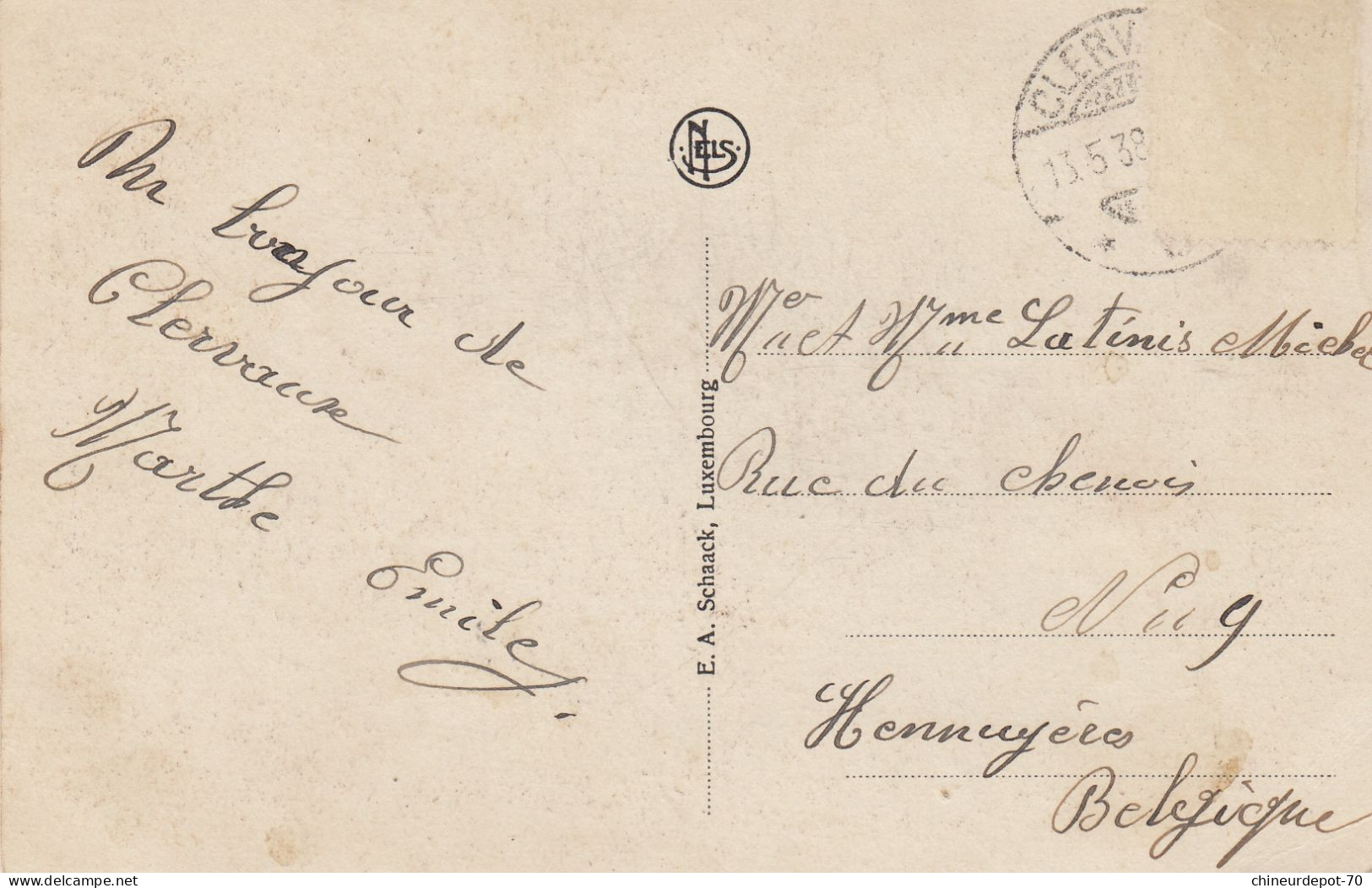 CPA Clervaux (Luxembourg) Vue Générale Animée Des Trois Monuments - ELS - Clervaux