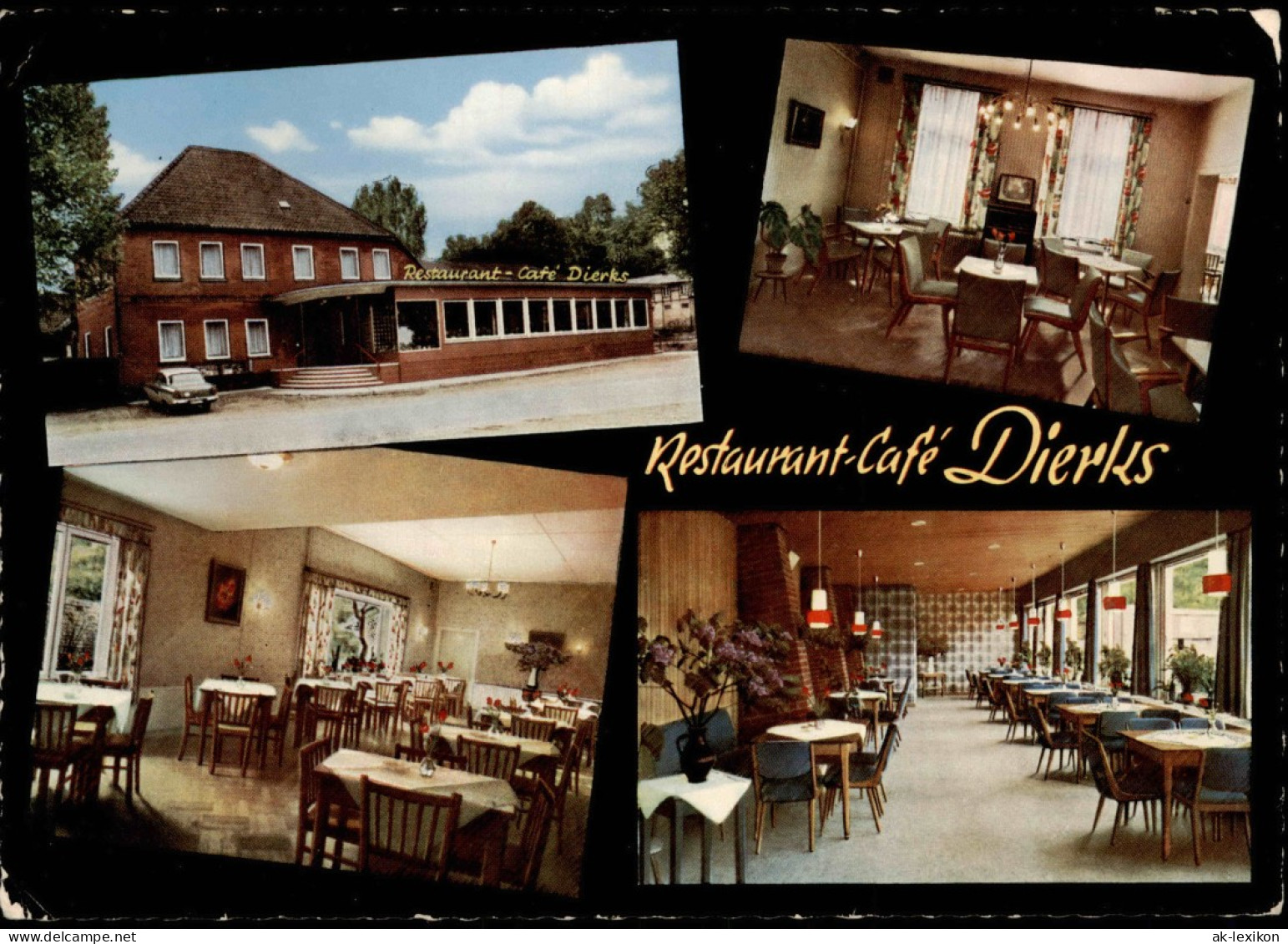 Ansichtskarte Hitzacker (Elbe) RESTAURANT CAFÉ DIERKS 4 Bild 1965 - Hitzacker