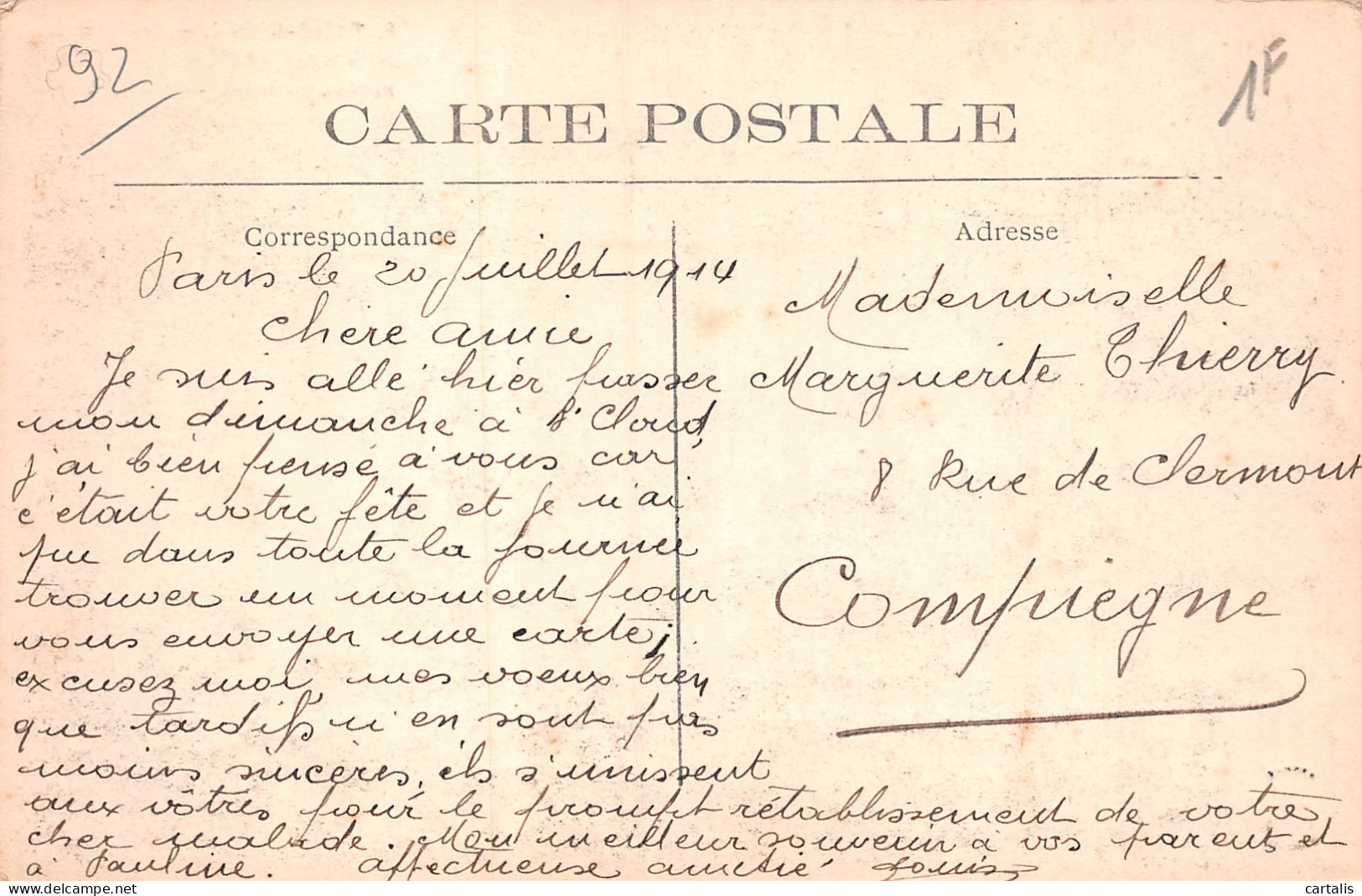 92-SAINT CLOUD-N°T5037-A/0271 - Saint Cloud