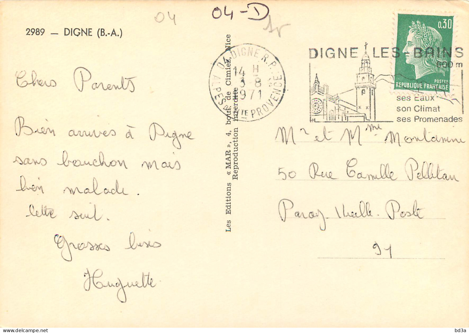 04 DIGNE LES BAINS - Digne