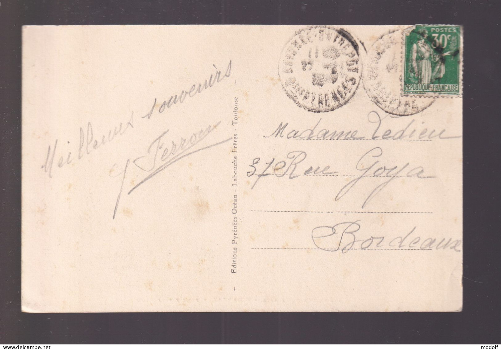 64 – Bidarray – Vallée De La Nive – Pont Pittoresque – Labouche Frères – Animée – Circulée - Bidarray
