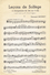 Leçons De Solfège Par Fernand Quinet, Edgard Tyssens, Liège, 1958 12 Pages - Etude & Enseignement