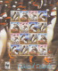 Falkland Islands : 30-08-2002 (**) : 937/40  Sheetlet - "W.W.F. - Penguins" - Other & Unclassified