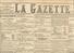 La Gazette 27/5/1902 Verkiezingsresultaten - Historical Documents