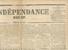 L'Indépendance 30/5/1906 Verkiezingsresultaten - Documents Historiques