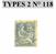 Timbre De France Type Mouchon N° 118 Tupe 2 - 1900-02 Mouchon