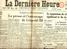 La Dernière Heure, 31/10/1946 Léopold III Mons Sanna Lucia Bois-d'Haine Morlanwelz Charleroi Houffalize Stanley Matthews - Historical Documents