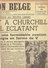 NATION BELGE 16/11/1945 Churchill Indonésie Cobra Félix Gouin Nuremberg Yvan Roy Antwerp Malines Preys Lagrand - Autres & Non Classés