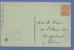 135 Op Postkaart Met Blauwe Cirkelstempel WAULSORT  Met 19 Links  (noodstempel) - 1915-1920 Alberto I