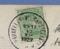 137 Op Postkaart Met Firma-perforatie (Perfin / Perfore) " V.G. " Met Cirkelstempel BRUSSEL Op 30/12/22 - 1909-34