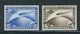 ALLEMAGNE EMPIRE POSTE AERIENNE Nº 38 & 39  ** ZEPPELIN Signes A. Brun - Airmail & Zeppelin