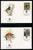 WWF 0065 1988 MALAGASY LEMURS SET OF 4 FDCS - Andere & Zonder Classificatie