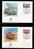 WWF 0091 1990 NEVIS QUEEN CONCH SET OF 4 FDCS - Otros & Sin Clasificación