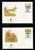 WWF 0068 1988 BOTSWANA RED LECHWE SET OF 4 FDCS - Other & Unclassified