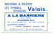 Nechin - Carte Publictaire Du Magasin A La Barriere - Publicite Timbes Valois - Estaimpuis