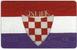 Croatia - Croatie - Kroatien - Flag – Flagge (flaggen)– Flags - Bandera – Drapeau - Bandiera - OSIJEK - Croazia